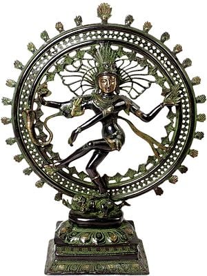 28" Nataraja - The King of Dancers In Brass | Handmade | Made In India