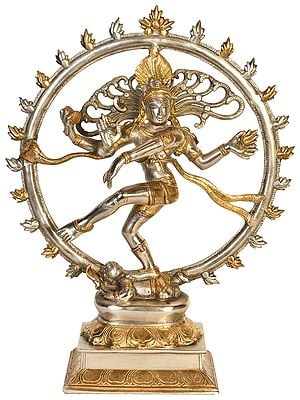13" Lord Shiva as Nataraja | Handmade | Brass Statue | Made In India