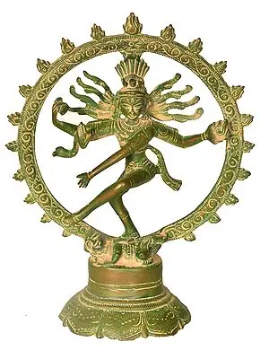 7" Nataraja In Brass | Handmade | Made In India