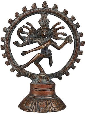 5" Nataraja Statue In Brass | Handmade | Made In India