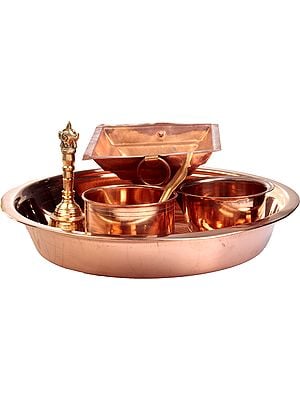 Set of Implements for Performing Agnihotra
