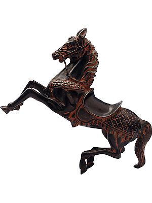 11" Majestic Steed In Brass | Handmade | Made In India