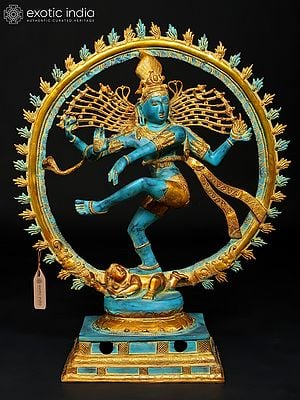40" Large Size Nataraja In Brass | Handmade | Made In India