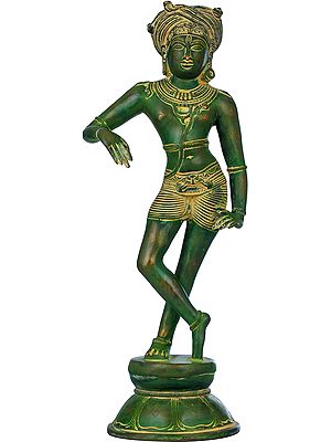 14" Vrisha-vahana Shiva In Brass | Handmade | Made In India