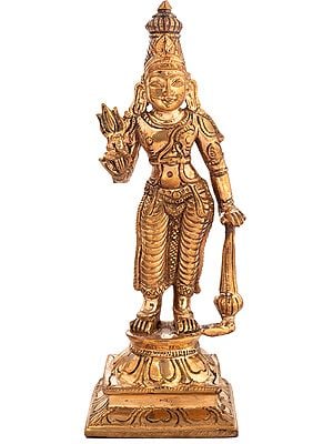 6" Handmade Muneeswaran Statue | Madhuchista Vidhana (Lost-Wax) | Panchaloha Bronze from Swamimalai
