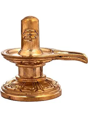 Resplendent Bronze Shiva-linga
