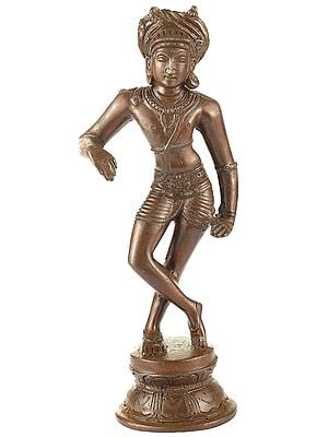 8" Vrishavahana Shiva In Brass | Handmade | Made In India