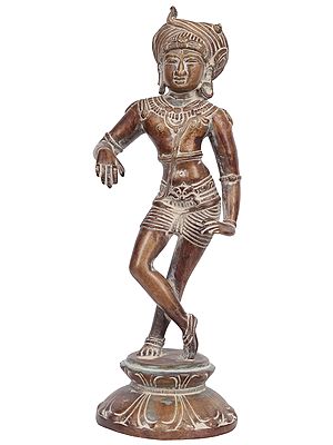 11" Katyavalambitamurti Shiva In Brass | Handmade | Made In India