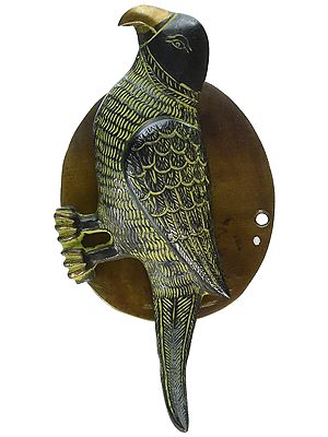 Seated Parrot Door-knocker