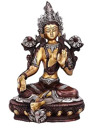 Dual-tone Yin Kwan (Tibetan Buddhist Deity)