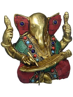 Seated Ganesha Writing The Mahabharata