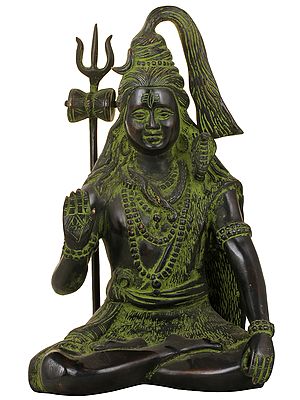 12" Bhagawan Shiva In Brass | Handmade | Made In India