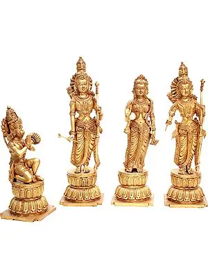 24" Fine Quality Rama Durbar In Brass | Handmade | Made In India