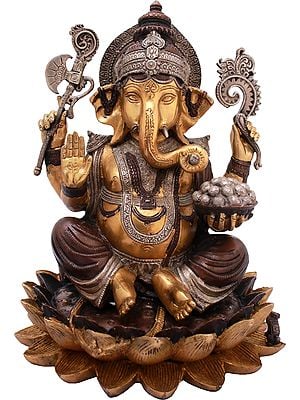 Ganesha Sculptures | Lord Ganesha Statues | Brass Sculptures - ExoticIndia