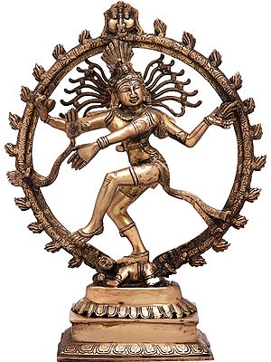 18" Nataraja In Brass | Handmade | Made In India