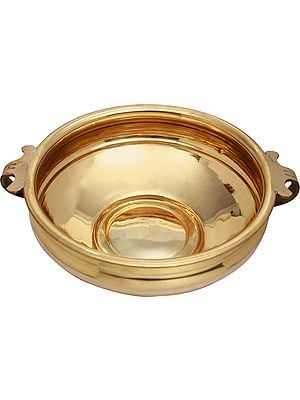 Urli Bowl for Ritual Purposes - Made of high-quality Brass