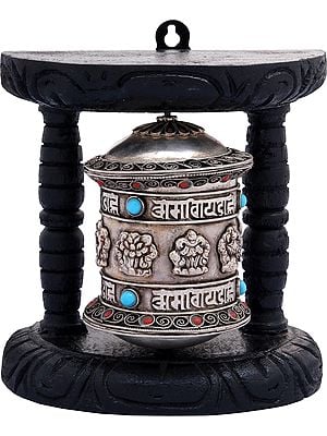 Tibetan Buddhist Prayer Wheel From Nepal