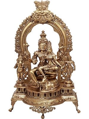 The Ethereal Majesty Of Shiva-parivar | Handmade |
