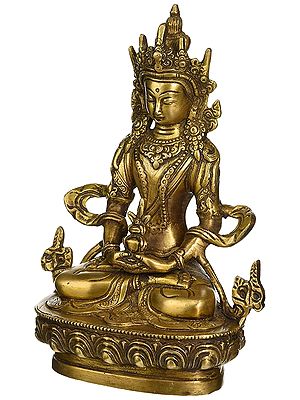 Amitabha Buddha Brass Statue