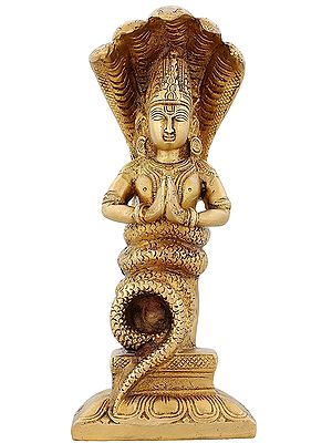 Golden Patanjali Statue