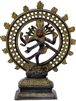 8" Nataraja In Brass | Handmade | Made In India