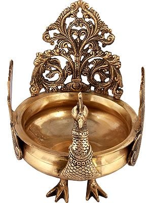 Peacock Urli Designed made of fine Brass