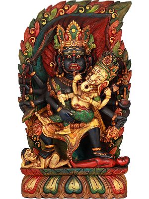 Bhairava with His Son Ganesha