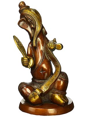 Modern Reading Writing Ganesha Statue
