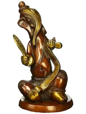 Modern Reading Writing Ganesha Statue