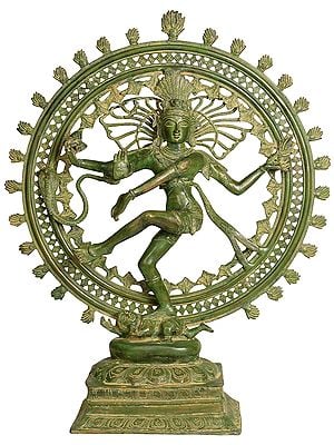 33" Nataraja In Brass | Handmade | Made In India