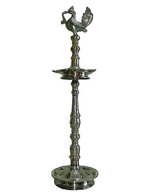 Mayur Puja Lamp