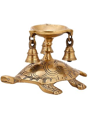 Vastu Puja Diya on Tortoise