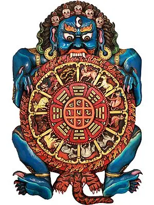 Tibetan Astrological Diagram Wall-hanging (Made in Nepal)