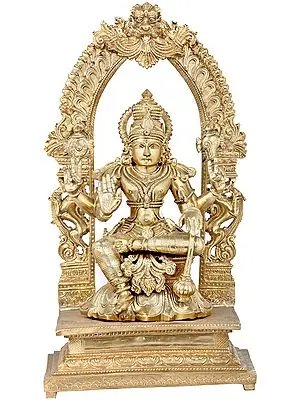 The Grace Of Seated Vishnu, Contained By The Aureole