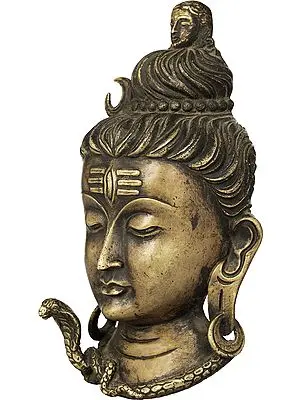 Lord Shiva Wall Hanging Mask - Made in Nepal