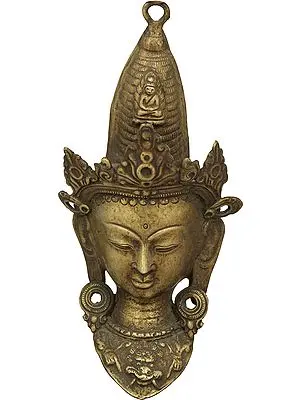 Tibetan Buddhist Wall Hanging Tara Mask - Made in Nepal