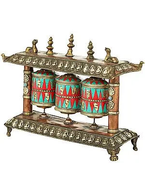 Tibetan Buddhist Prayer Wheel - Made in Nepal