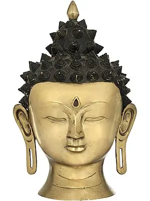 Tibetan Buddhist  Lord Buddha Head - Made in  Nepal