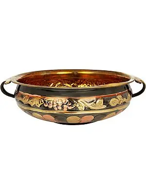 Colorful Urli Bowl From South India