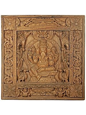 The Throne Ganesha Panel