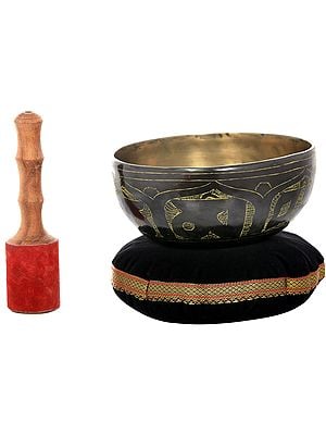 7" Tibetan Buddhist Singing Bowl | Handmade |