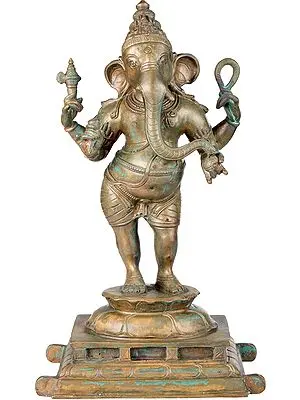Standing Chaturbhujadhari Ganesha