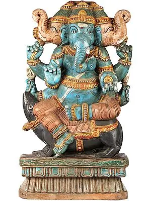 Trimukha Bhagawan Ganesha