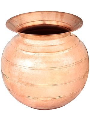 Pure Copper (Taamra) Puja Kalash