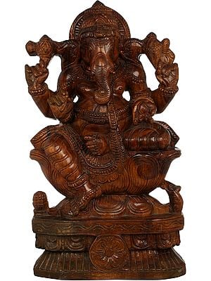 Shri Ganesha Seated on Lotus