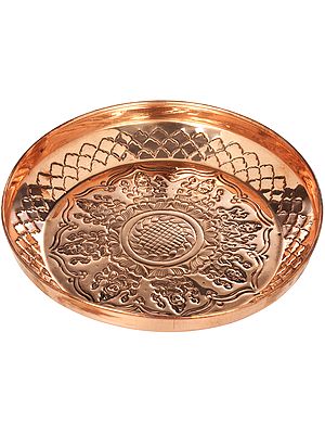 Ashtalakshmi Copper Puja Thali