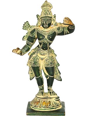 6" Bhagavan Rama Brass Statue | Handmade Authentic Indian Craft
