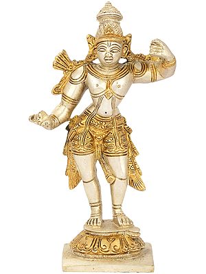 6" Bhagavan Rama Brass Statue | Handmade Authentic Indian Craft