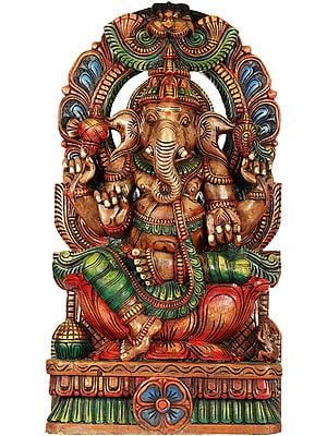 Lord Ganesha With Shaivite Tilak