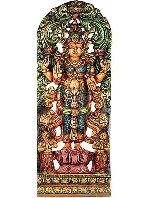 Large Size Standing Goddess Lakshmi